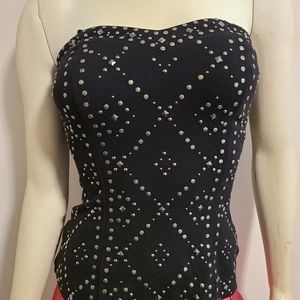 Cache studded bustier